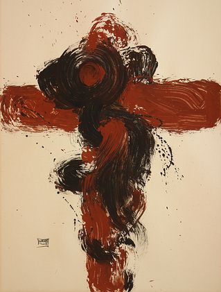 jesus am kreuz thomas werk